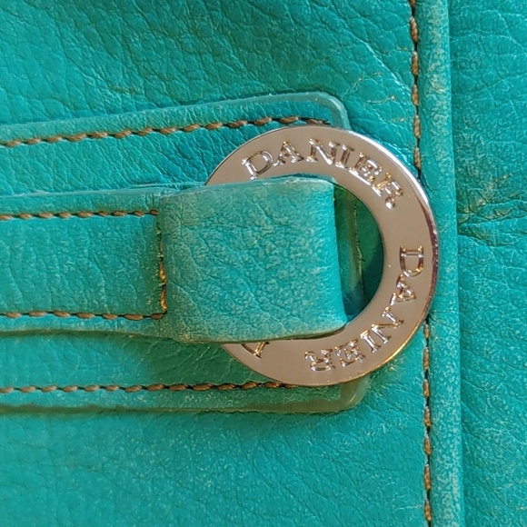 Danier Teal Genuine Leather Wallet - Picture 2 of 14